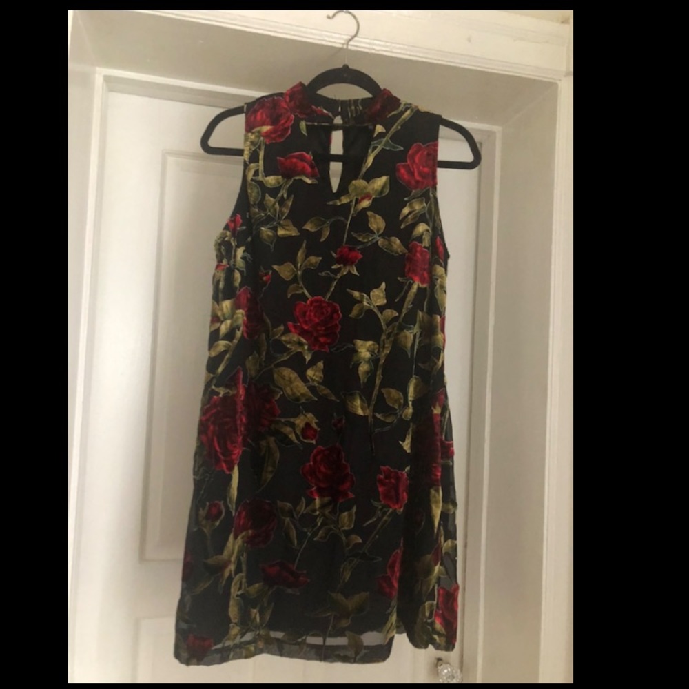 Floral mini dress